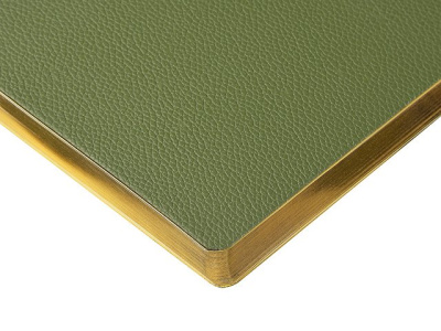 Ежедневник недатированный А5 "Verde" с нашивкой