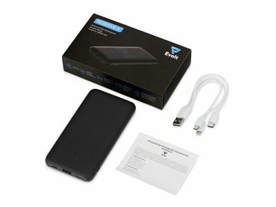 Внешний беспроводной аккумулятор с подсветкой лого "Reserve X". 8000 mAh