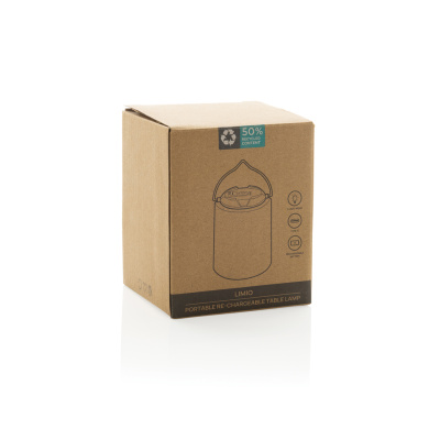 Настольная лампа Limio из переработанного пластика RCS