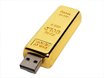 USB-флешка на 32 Гб в виде слитка золота