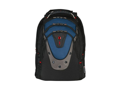 Рюкзак Ibex WENGER 17", черный/синий, полиэстер/ПВХ, 37 x 26 x 47 см