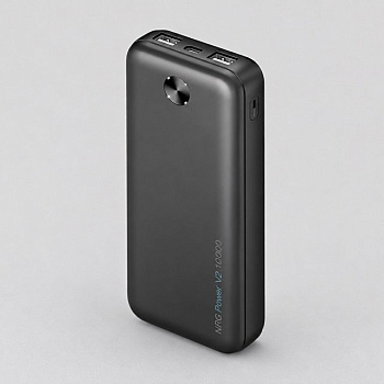 Внешний АКБ NRG Power V2 10000 мА-ч, 2A, 2xUSB, черный