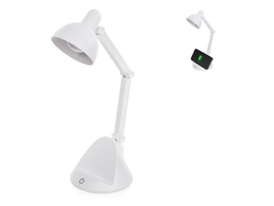 Настольный светильник с функцией беспроводной зарядки "Bendy" (Р)