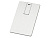 Флеш-карта USB 2.0 16 Gb в виде металлической карты "Card Metal"