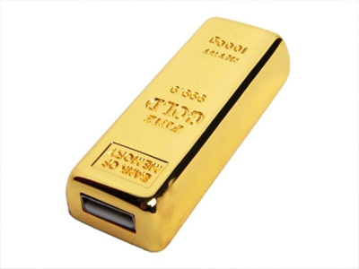 USB-флешка на 64 Гб в виде слитка золота