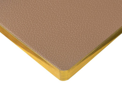 Еженедельник недатированный А6 "Total beige" с нашивкой