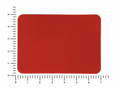 ПАТЧ ПРЯМОУГОЛНЫЙ nubuk (красный) 5,0 х 7