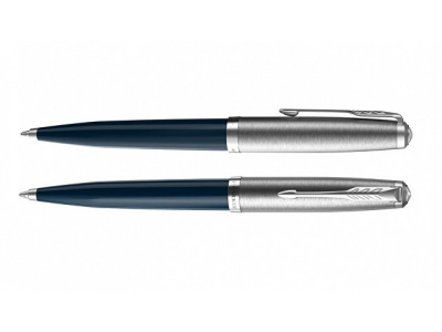Шариковая ручка Parker 51 CORE MIDNIGHT BLUE CT, стержень: M, цвет чернил: black