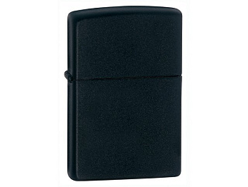 Зажигалка ZIPPO Classic с покрытием Black Matte, латунь/сталь, чёрная, матовая