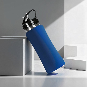 Бутылка для воды "Bottle C1", сталь, soft touch, 600 мл