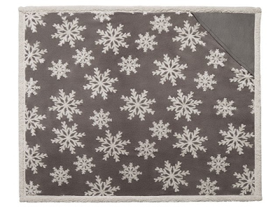 Плед Snowflake новогодний