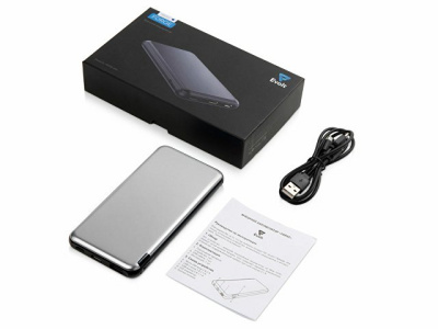 Внешний аккумулятор Forge, Evolt, металл, 10000mah